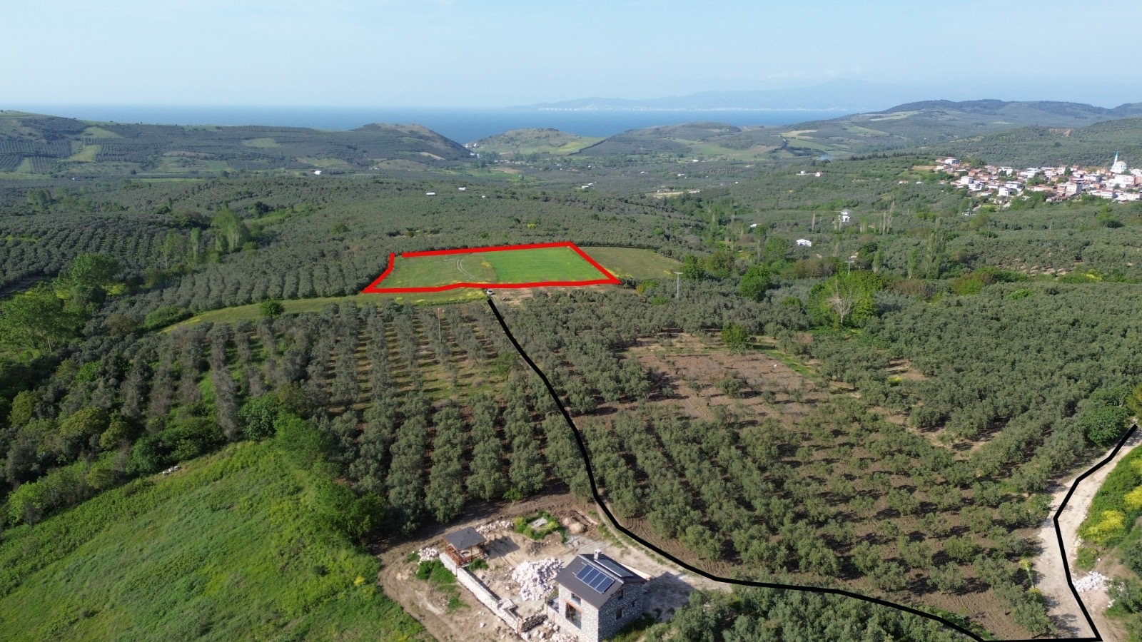Mudanya Yalıçiftlik’te Yatırım Değerli Deniz Manzaralı Tarla