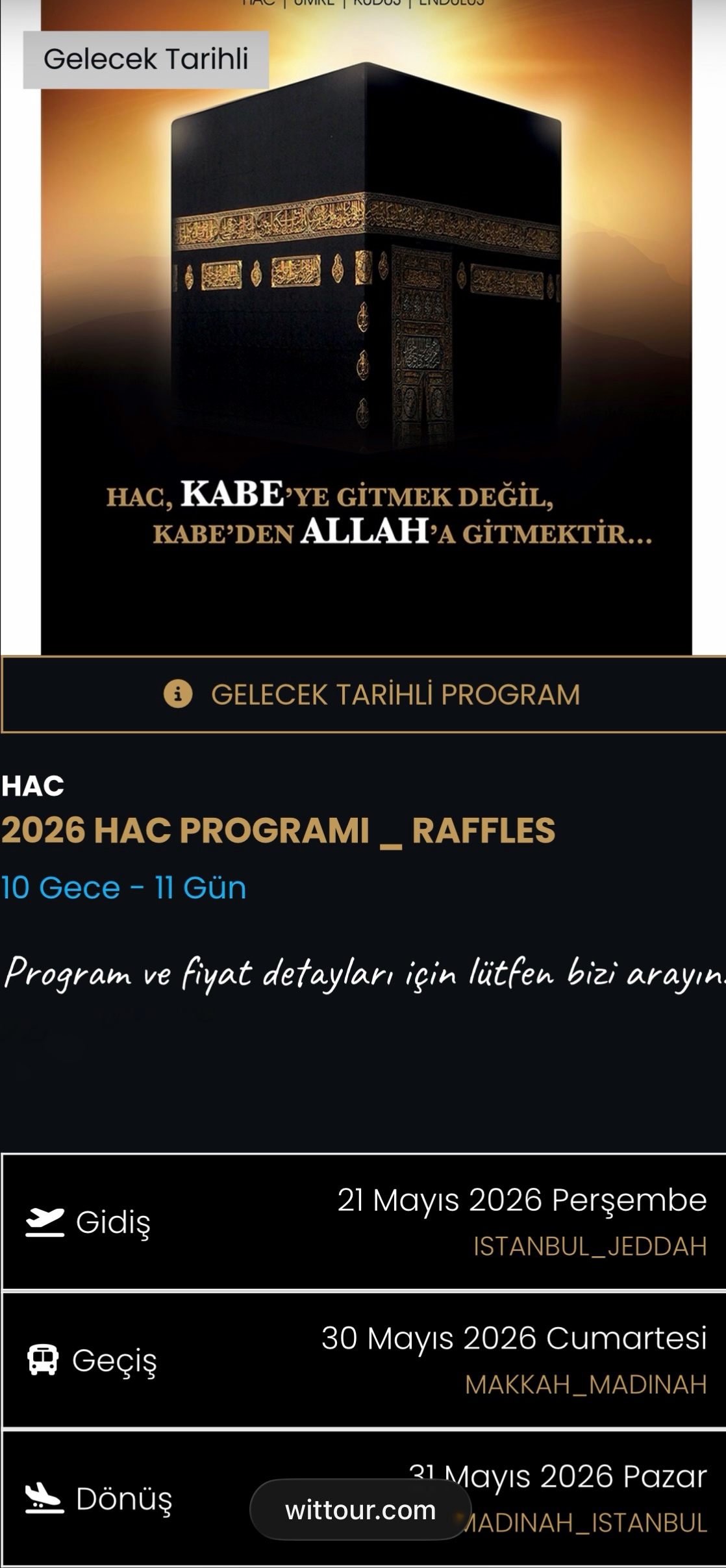 HAC TURLARI