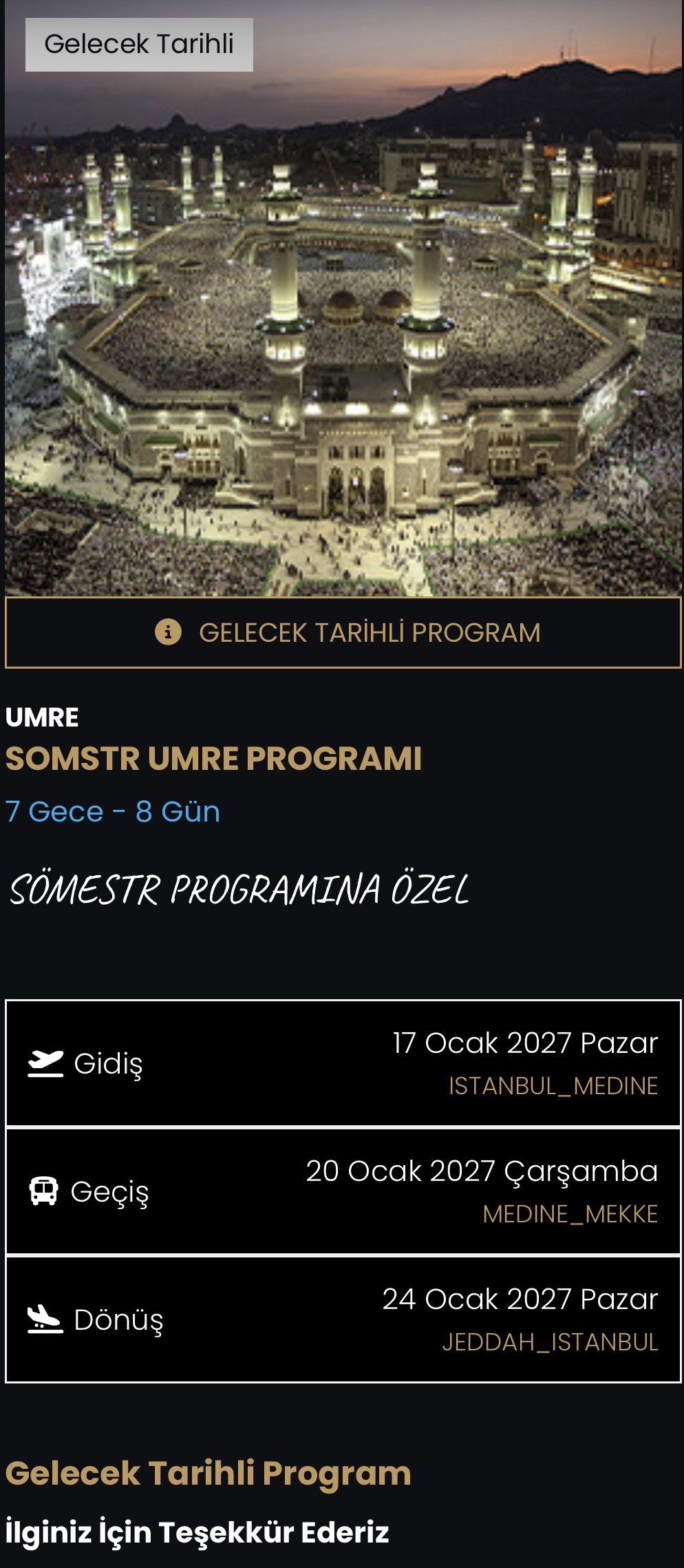 UMRE TURLARI